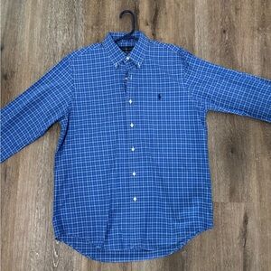 Polo Ralph Lauren Blue Plaid Men's Shirt